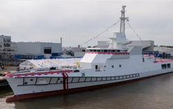 Singapore navy launches new patrol vessel that can combat unmanned threats