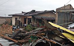 Whirlwind kills one, injures three in North Sumatra