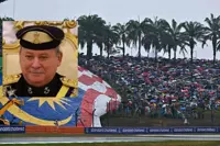King attends F1 Bahrain Grand Prix at Sepang International Circuit