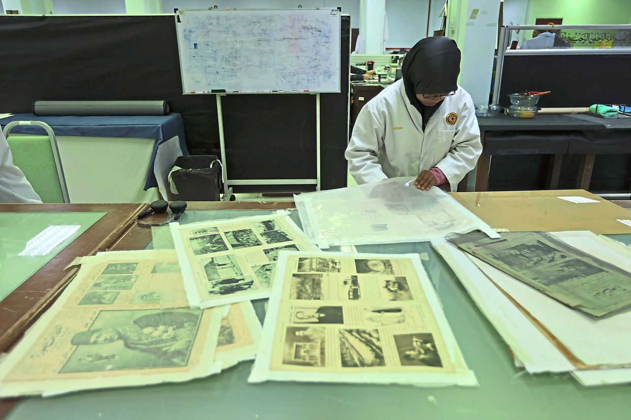 Zaidin explains that the materials at the National Archives come from various sources including government offices, private donors and even members of the public.