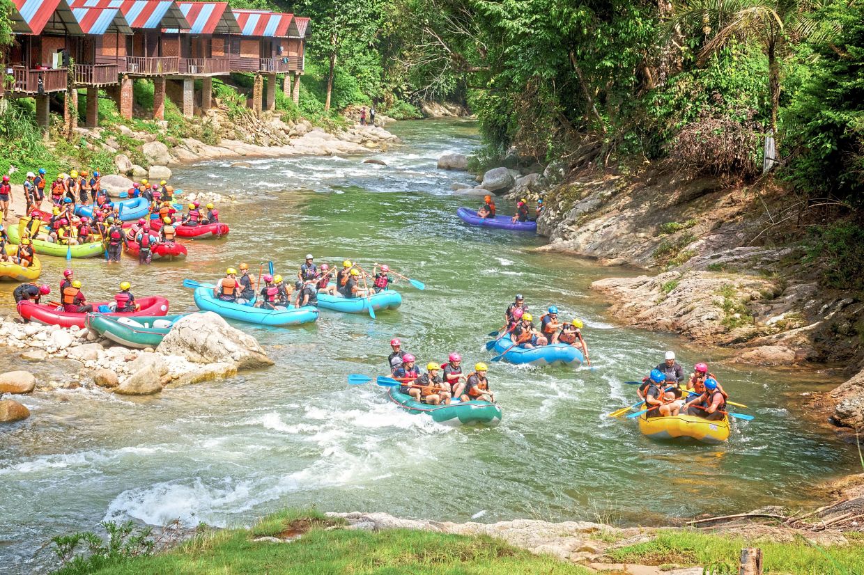 Enjoy white water rafting at the Kampar River in Gopeng. — Filepic