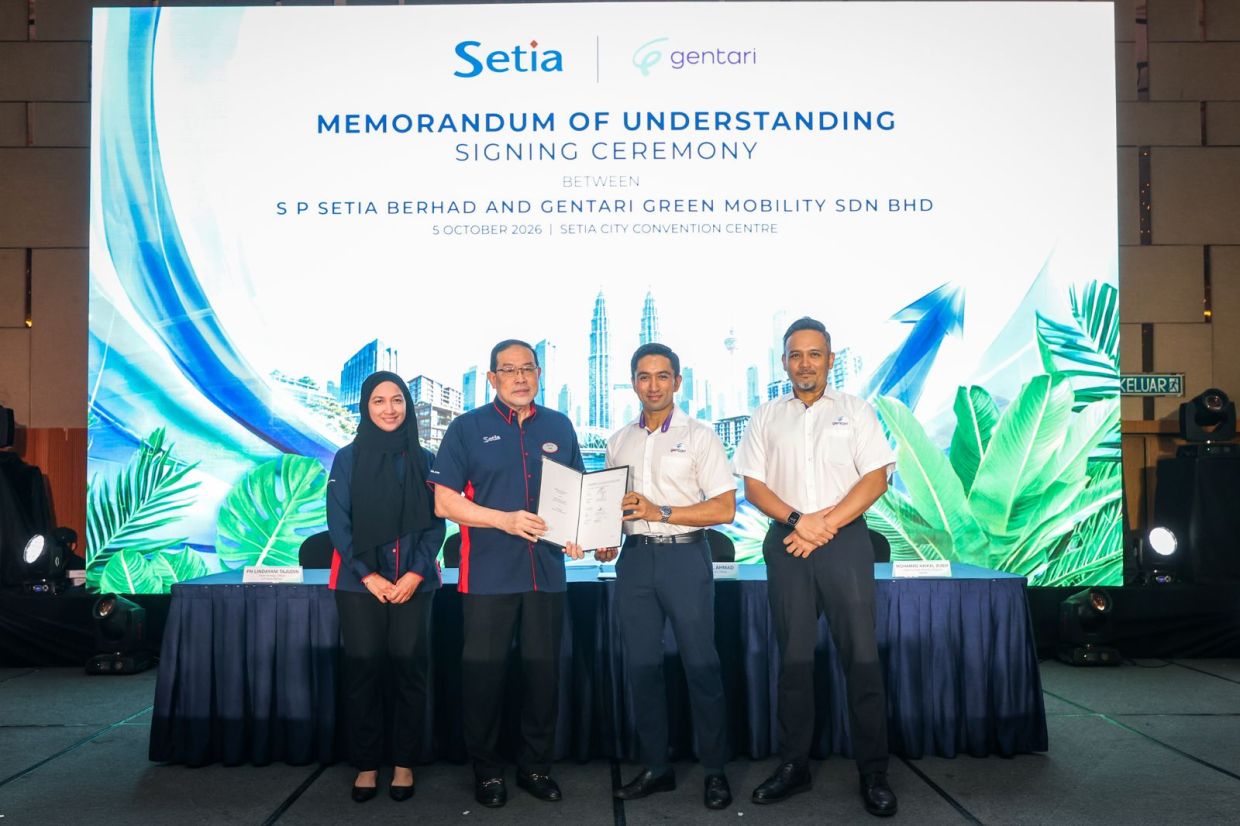 S P Setia, Gentari explore EV charging facilities at Setia developments