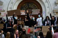 Teenager's hand blown off as French school protests enter third week