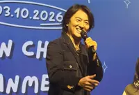 HK actor Ekin Cheng, 59, has fans screaming after showing off his muscular arms at fan meet