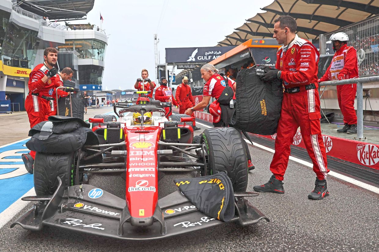 2. Mercedes-AMG Petronas F1 Team driver Kimi Antonelli taking part in a free practice session at the Sepang International Circuit. At just 20, Antonelli has already set several youngest-driver records, including becoming the youngest driver to lead an F1 World Championship. — Bernama