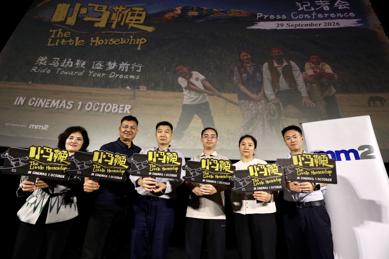 A delegation from Xinjiang and members of the film's creative team held a press conference in Kuala Lumpur on Sept 29, 2026. Photo: LEONG WAI YEE/The Star