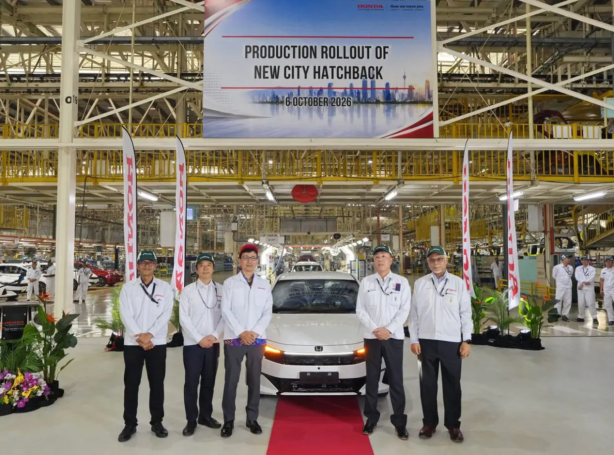 Honda Malaysia Begins Production of New City Hatchback Model in Melaka