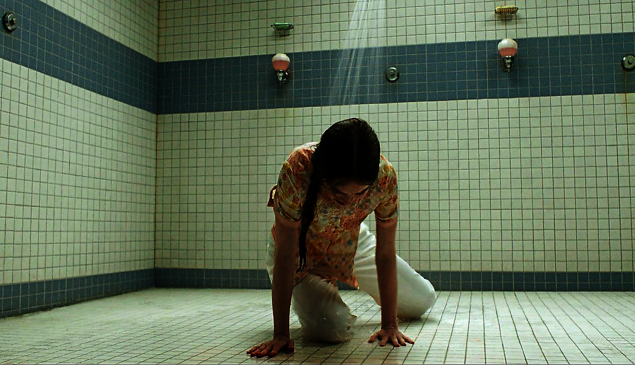 One thing Carrie's mum neglected to teach her was the right way to take a shower.