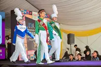 Military drill uniforms turn into fashion runway art