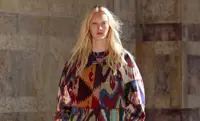 Afghan ikat patchwork takes centre stage at Paris Fashion Week runway show
