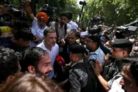 India opposition leaders briefly detained in election protest