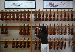 A Chinese county's violins go global