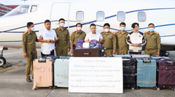 Police seize 521kg of crystal meth allegedly to be transported out of Laos on board private aircraft from Malaysia