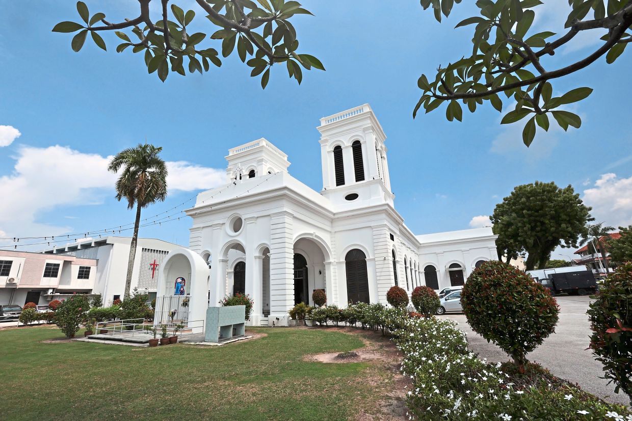 The Church of the Assumption in Lebuh Farquhar, George Town, Penang.