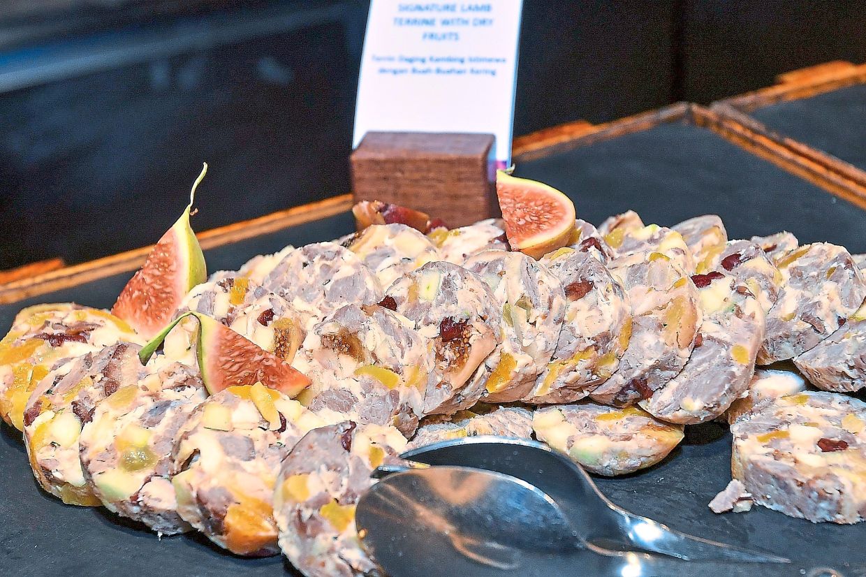 Lamb terrine. 