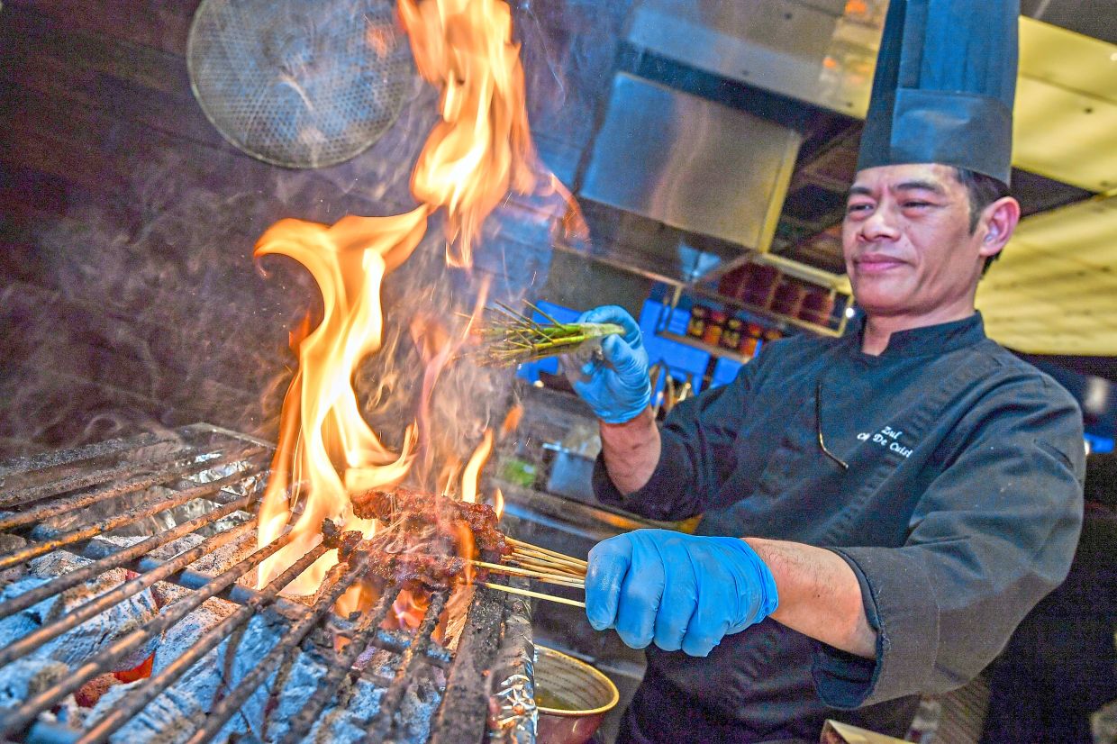 Lamb satay.