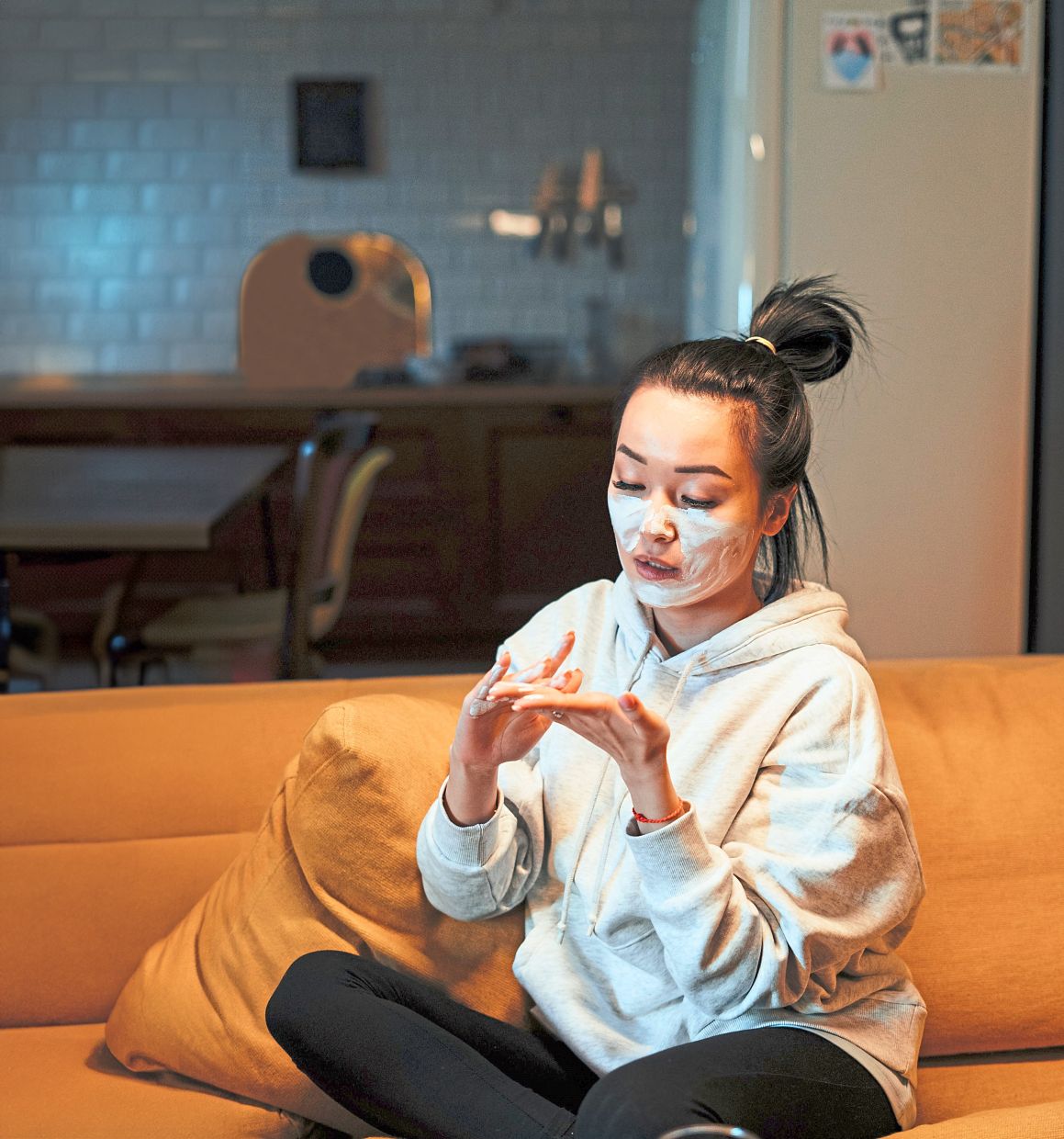 Skincare can be less about the mirror and more about taking a moment to unwind at the end of the day. Photo: Pexels