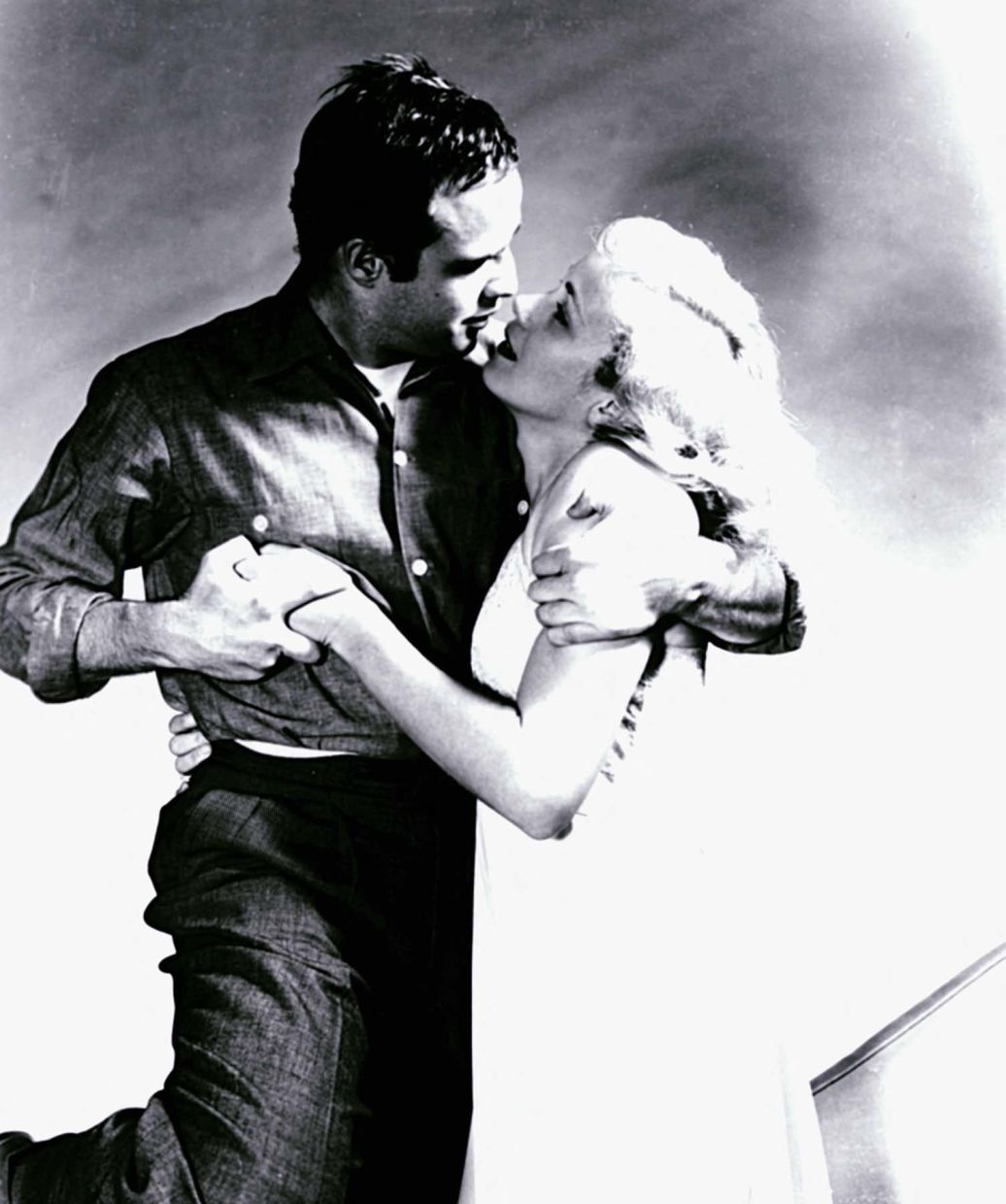 Marlon Brando and Eva Marie Saint in this undated file photo from the 1954 Hollywood film 'On The Waterfront'. Photo: AFP
