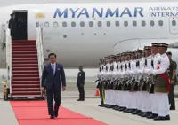 Myanmar President arrives in Malaysia for two-day visit