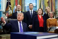Most Republicans in tight midterm races distance themselves from Trump, Reuters review finds