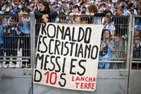 Soccer-Lineker laments Ronaldo's career finale compared to Messi's