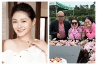 Barbie Hsu's husband and sister mark late screen star's birthday at her grave