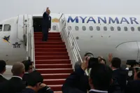 Myanmar President departs for home after two-day official visit to Malaysia