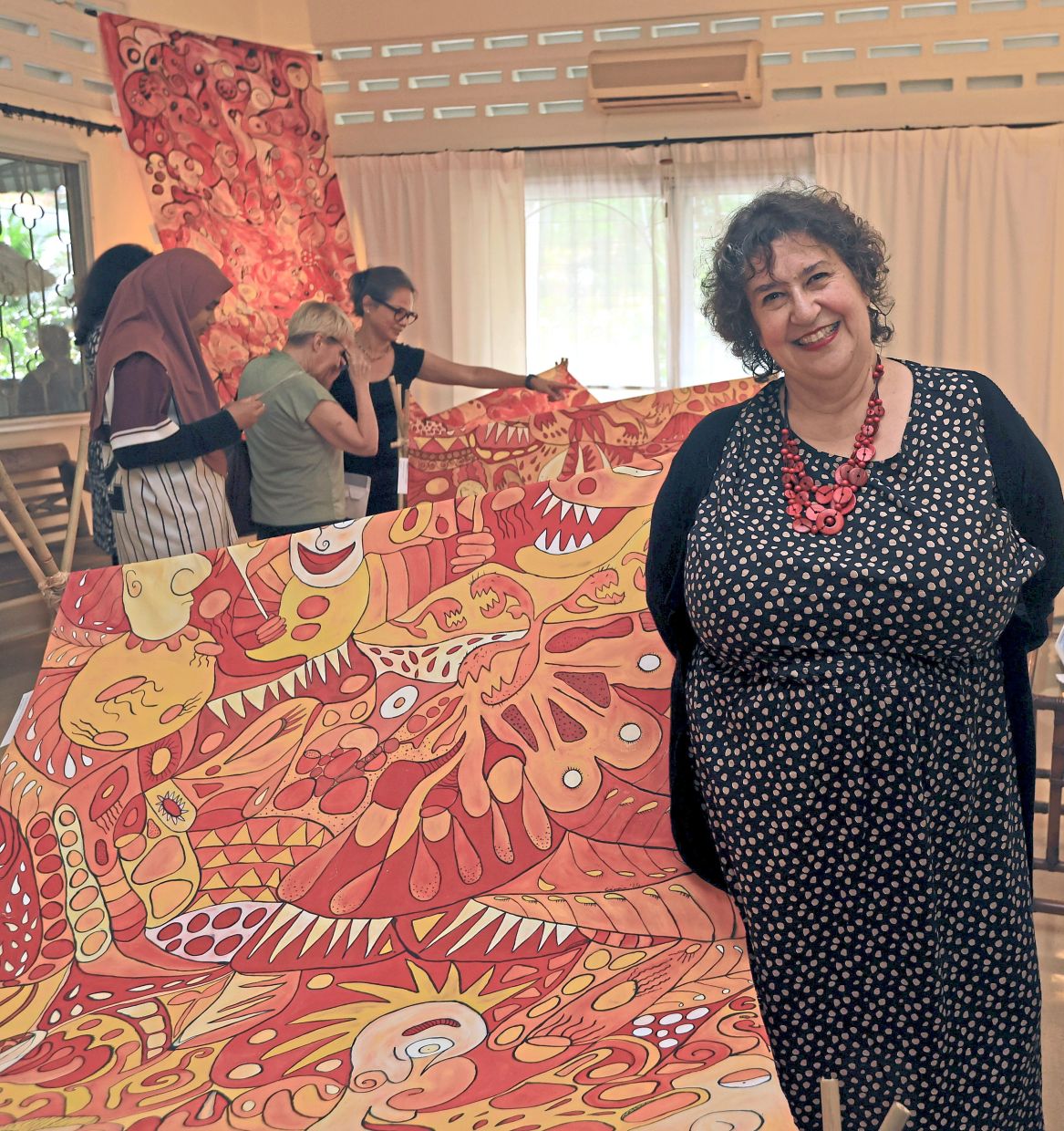 Ciaramicoli returns to Kuala Lumpur for a community pop-up exhibition at the Ilham Gallery Gift Shop. Photo: The Star/Chan Tak Kong