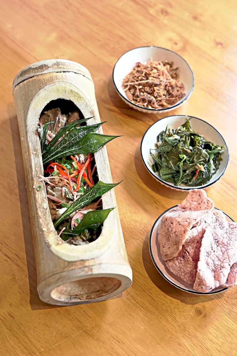 Chin serves a range of East Malaysian dishes like ayam pansuh (pictured here) and is already planning to expand her menu further.