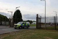 Two men arrested after breaking into UK airbase used by US, counter-terrorism police say