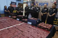 Two drug runners caught at Kuching airport with RM3.3mil in Erimin 5 pills
