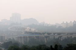 Haze lingers as 37 areas record unhealthy API readings as of 1.30pm