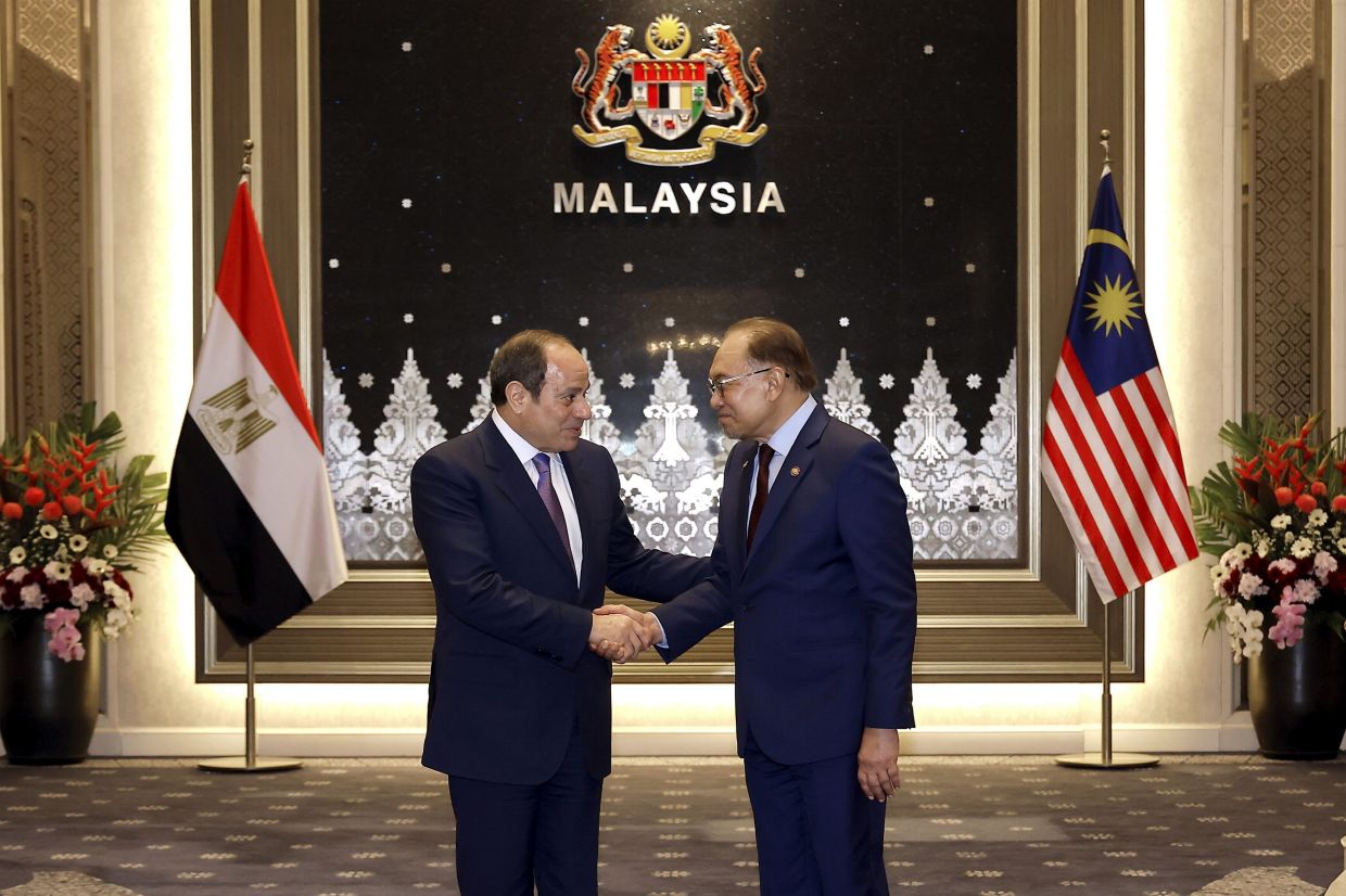 Anwar thanks El-Sisi for Egypt's crucial role in facilitating Malaysia's ...