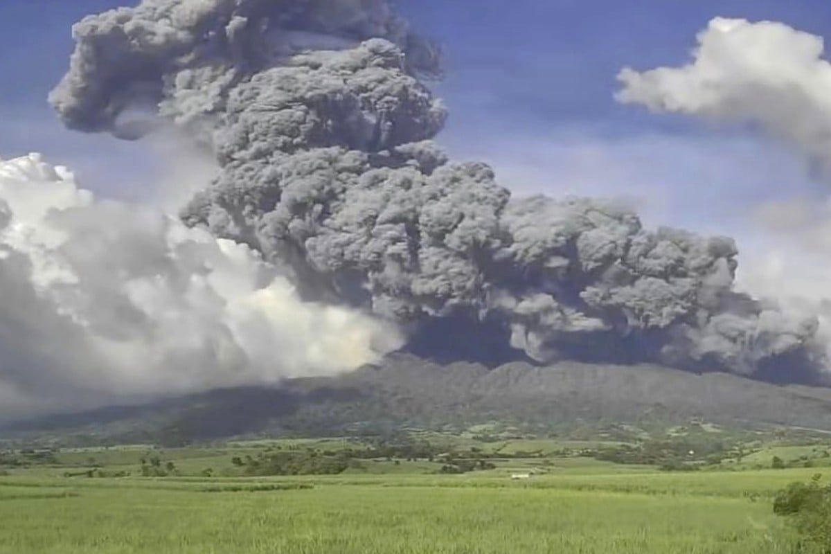 Kanlaon volcano in the central Philippines erupts on Saturday (Oct 10)