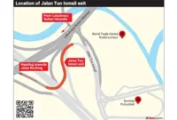 Activist urges widening of Jalan Tun Ismail exit in KL for safety