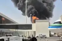 'Another hit' - The airport in the Saudi capital has been attacked again, officials say