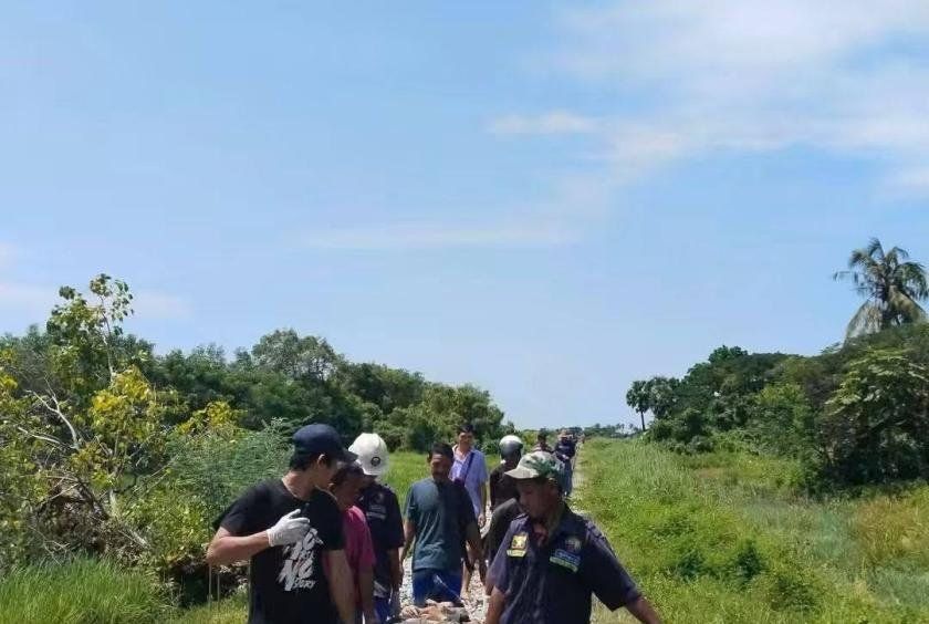Train crushes man sleeping on railway track in Myanmar's Paung Township
