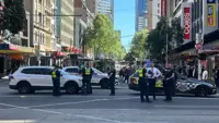 Teen arrested after car hits pedestrian near Melbourne marathon route