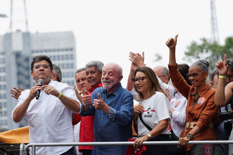 Brazil Presidential Candidates Rally in Sao Paulo Ahead of Runoff Election