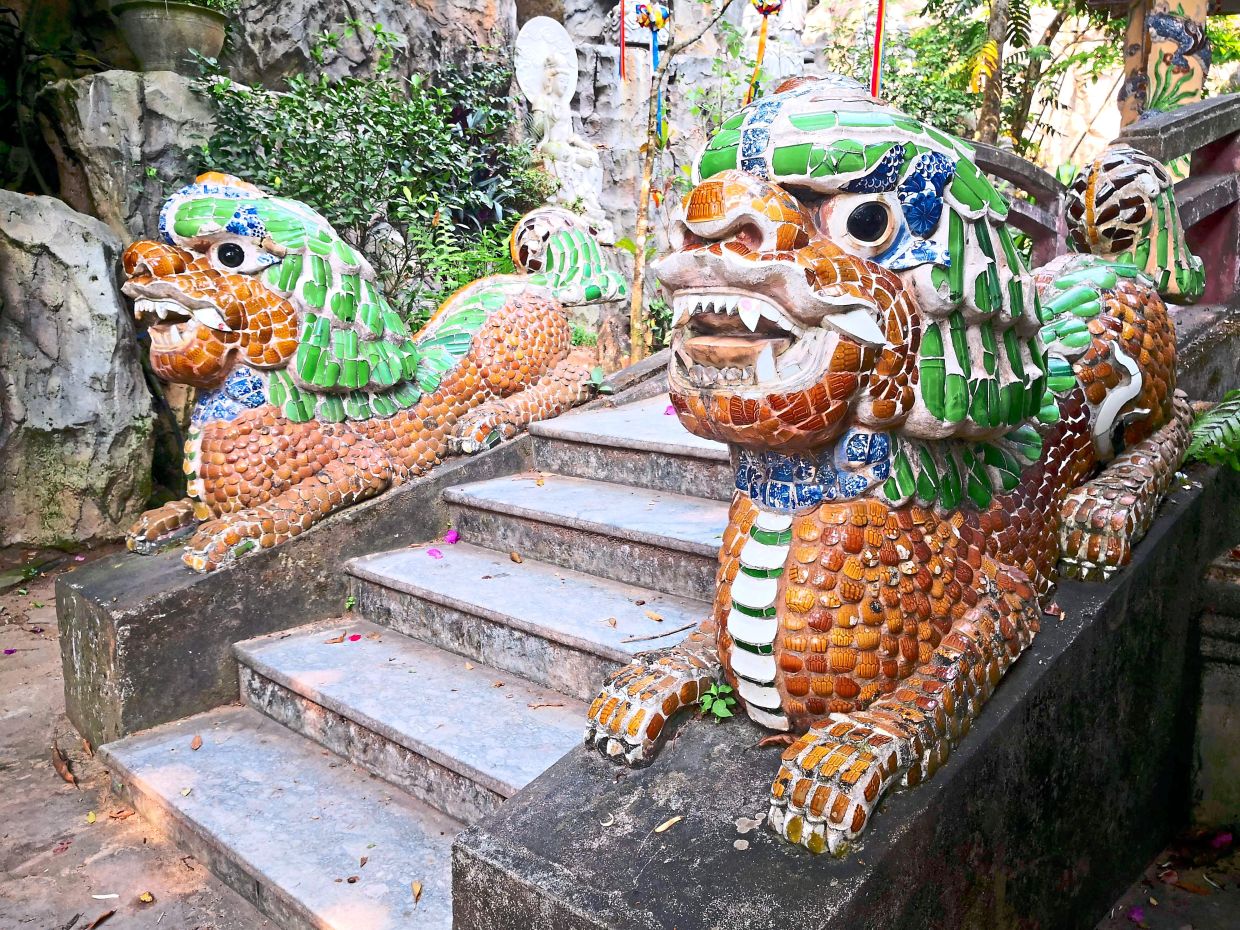 The Marble Mountains is renowned for its magnificent natural caves and ancient pagodas.
