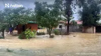 Rescuers evacuate bedridden patients as overnight floods hit almost 100 homes in Phetchaburi, Thailand