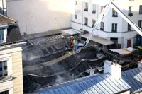 Fire destroys French capital's 'Enfants Rouges' covered food market
