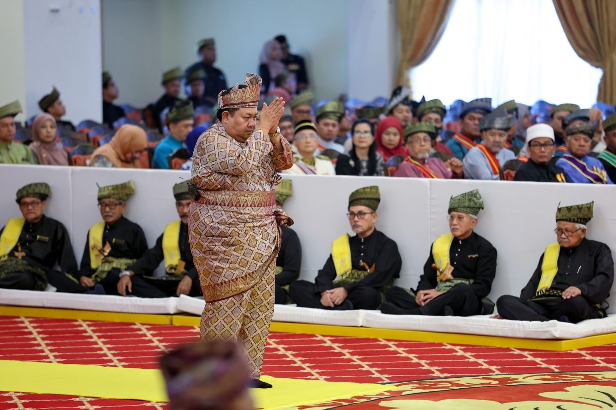 Azrin Khairi installed as 17th Undang of Jelebu