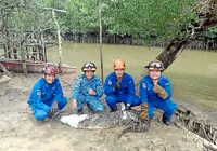 Villagers reel in snappy surprise in Kota Marudu