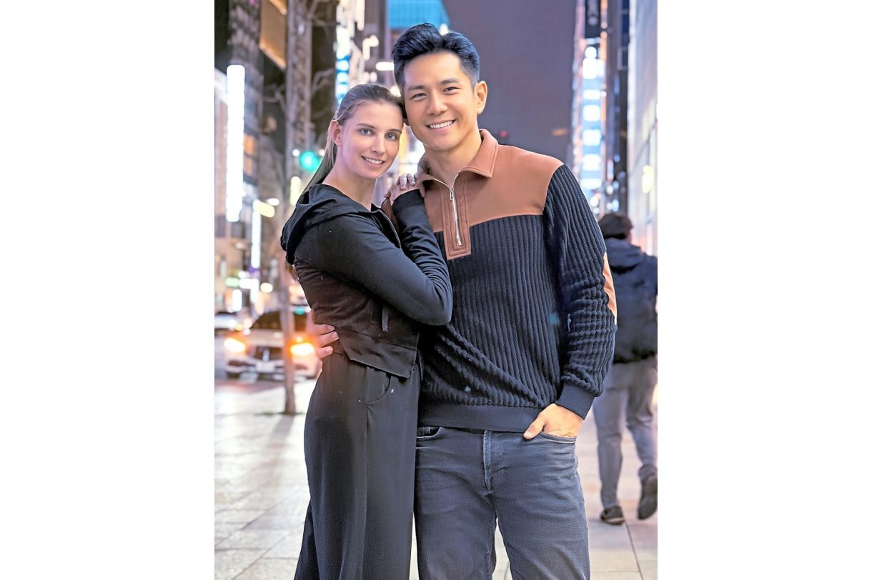 Happy couple: Lin (left) and Tai. — Photo courtesy of Hero Tai’s Facebook page