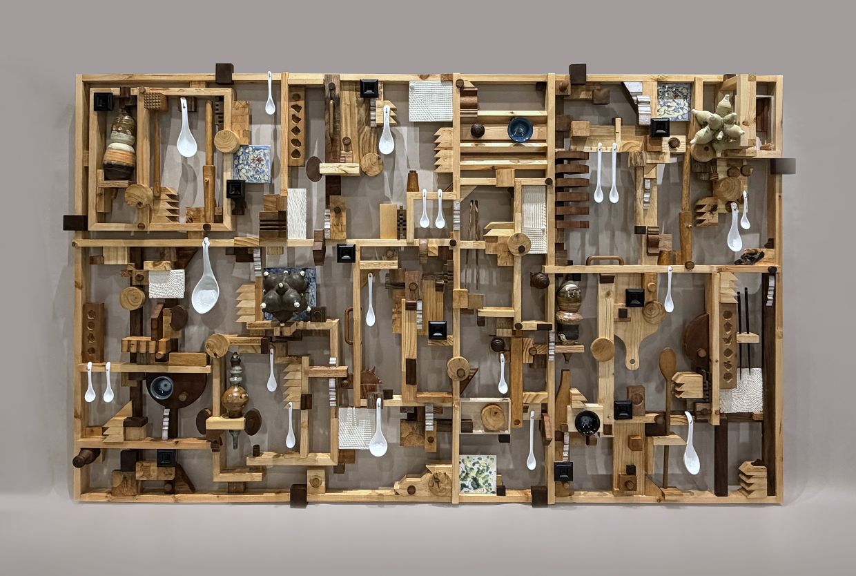 James Seet's 'Renaissance New Horizons' (ceramics, mixed media, 2026). Photo: Handout 