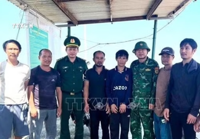 Five Vietnamese fishermen rescued after boat catches fire in Quang Tri