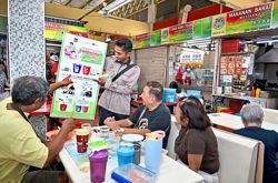 Food court trials DIY disposal