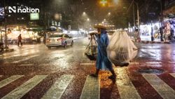 Bangkok and three regions face 60% thundershower coverage