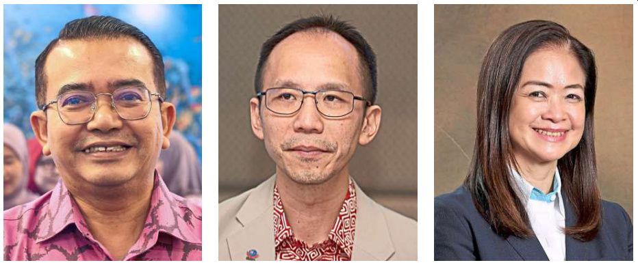 Opening doors: (From left) Mohd Amirul, Wong and Toh say the expanded grant should be utilised to strengthen international connectivity, attract more tourists and translate increased arrivals into greater tourism spending through targeted campaigns.
